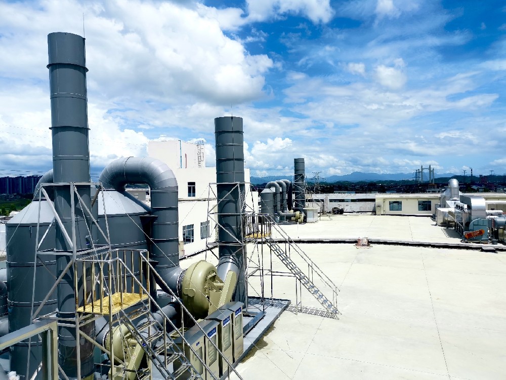 線路板行業酸堿+有機廢氣綜合治理工程案例